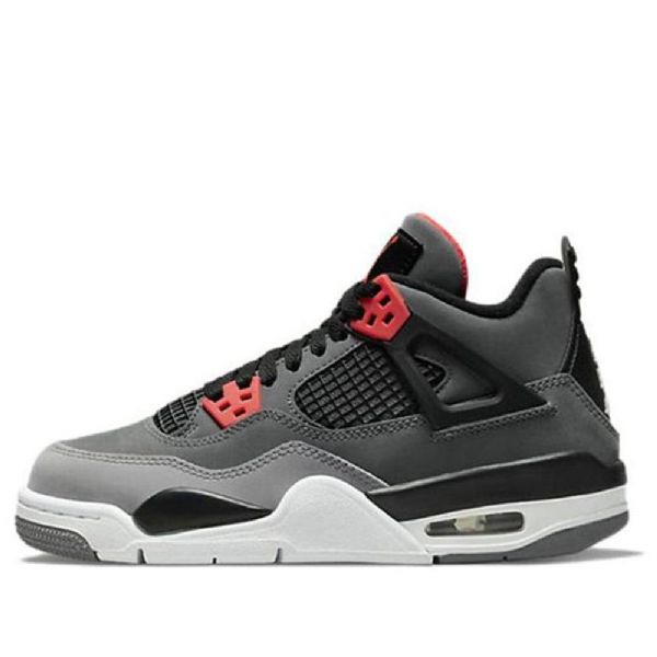 Nike Air Jordan 4 Retro Gs Koripallokengät Miehille Harmaa