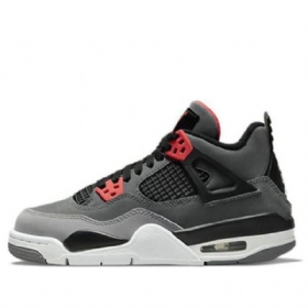 Nike Air Jordan 4 Retro Gs Koripallokengät Miehille Harmaa