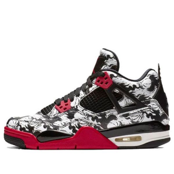 Nike Air Jordan 4 Retro Gs Koripallokengät Miehille Mustat