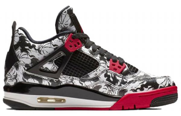 Nike Air Jordan 4 Retro Gs Koripallokengät Miehille Mustat