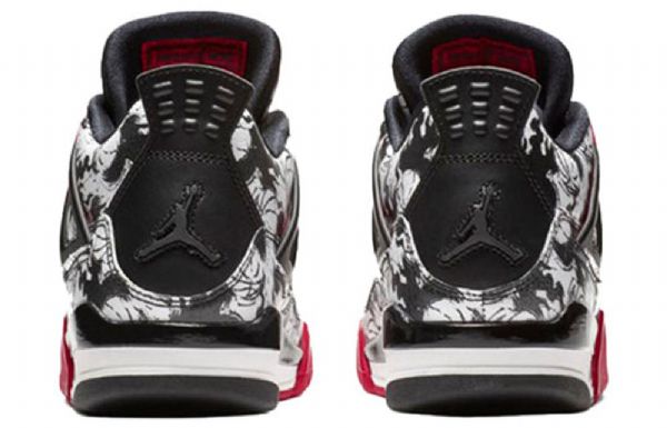 Nike Air Jordan 4 Retro Gs Koripallokengät Miehille Mustat