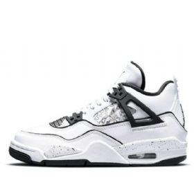 Nike Air Jordan 4 Retro Gs Koripallokengät Miehille Valkoinen