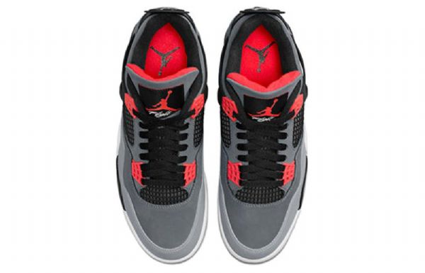 Nike Air Jordan 4 Retro Koripallokengät Miehille Harmaa