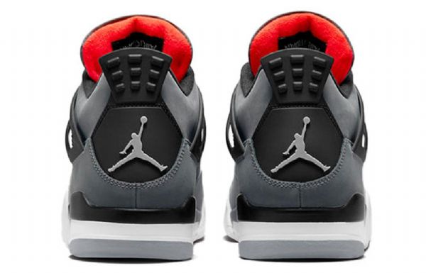 Nike Air Jordan 4 Retro Koripallokengät Miehille Harmaa