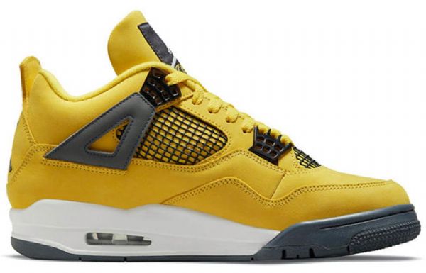 Nike Air Jordan 4 Retro Koripallokengät Miehille Keltainen