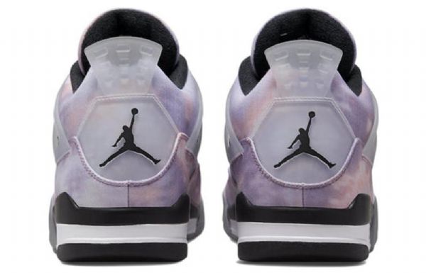 Nike Air Jordan 4 Retro Koripallokengät Miehille Musta Violetti