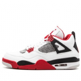 Nike Air Jordan 4 Retro Koripallokengät Miehille Punainen