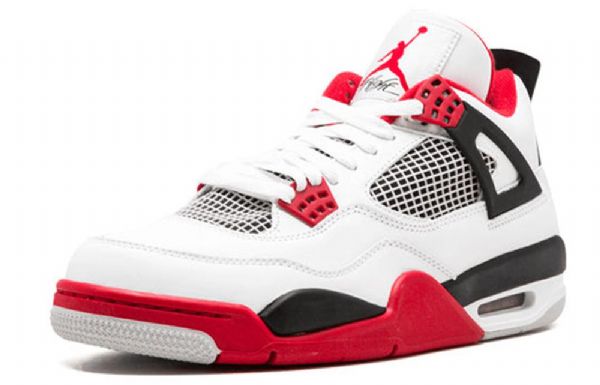 Nike Air Jordan 4 Retro Koripallokengät Miehille Punainen
