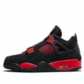 Nike Air Jordan 4 Retro Koripallokengät Miehille Punainen