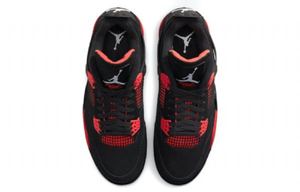 Nike Air Jordan 4 Retro Koripallokengät Miehille Punainen