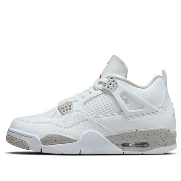 Nike Air Jordan 4 Retro Koripallokengät Miehille Valkoinen
