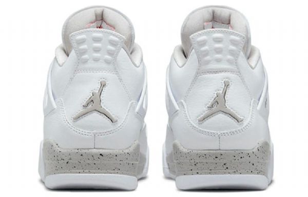 Nike Air Jordan 4 Retro Koripallokengät Miehille Valkoinen