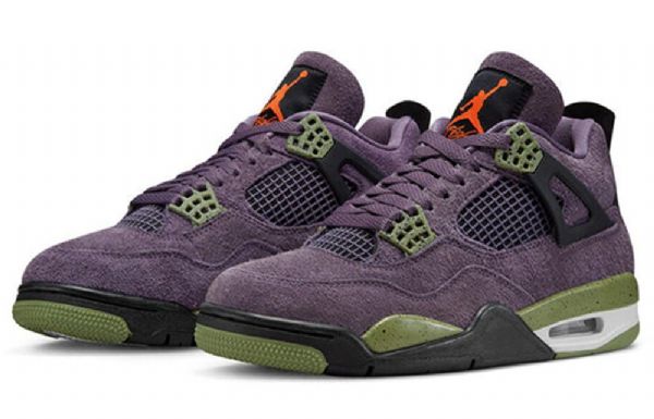 Nike Air Jordan 4 Retro Koripallokengät Miehille Violetti
