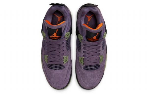 Nike Air Jordan 4 Retro Koripallokengät Miehille Violetti