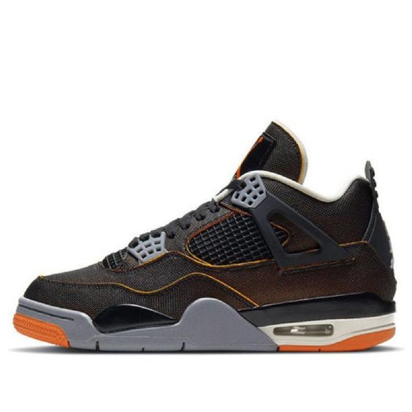 Nike Air Jordan 4 Retro Koripallokengät Naisille Mustat