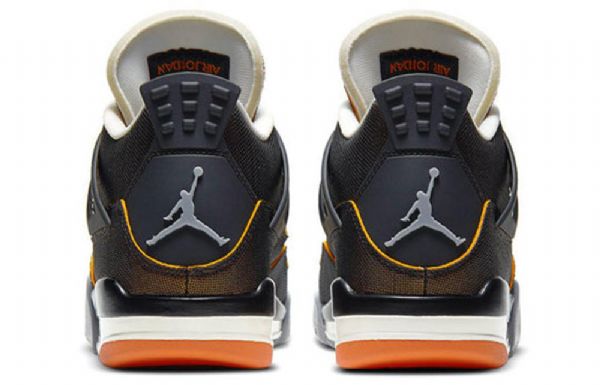 Nike Air Jordan 4 Retro Koripallokengät Naisille Mustat