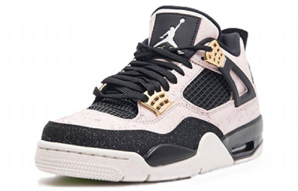 Nike Air Jordan 4 Retro Koripallokengät Naisille Mustat