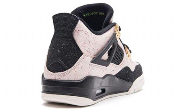 Nike Air Jordan 4 Retro Koripallokengät Naisille Mustat