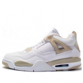 Nike Air Jordan 4 Retro Koripallokengät Naisille Valkoinen