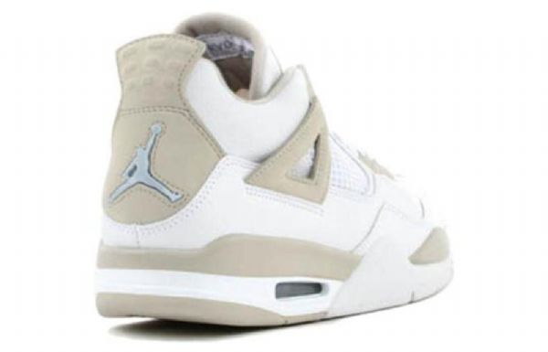 Nike Air Jordan 4 Retro Koripallokengät Naisille Valkoinen