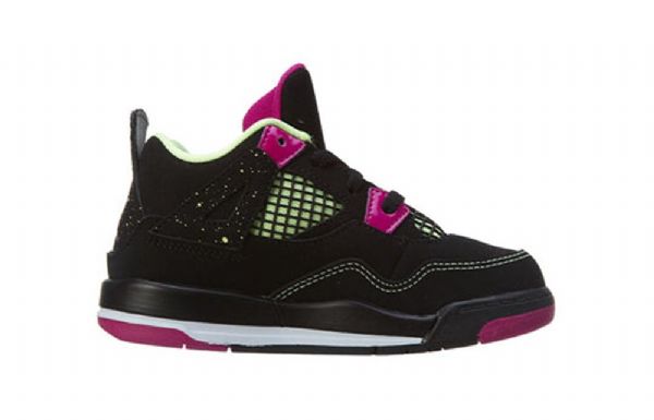Nike Air Jordan 4 Retro Ls Td Kengät Lapsille Musta