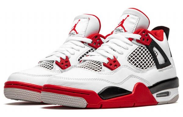Nike Air Jordan 4 Retro Og Gs Koripallokengät Miehille Punainen