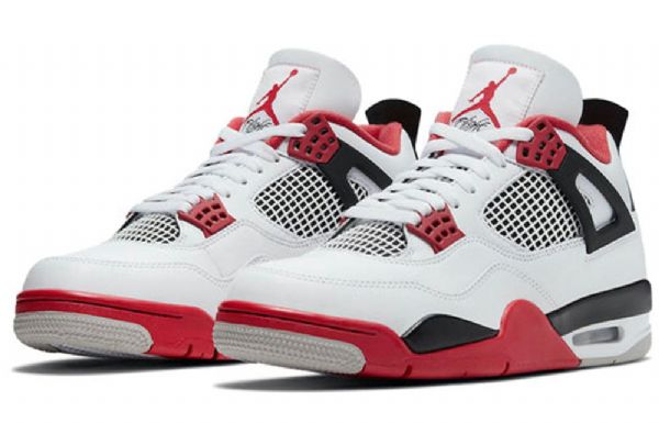 Nike Air Jordan 4 Retro Og Koripallokengät Miehille Punainen