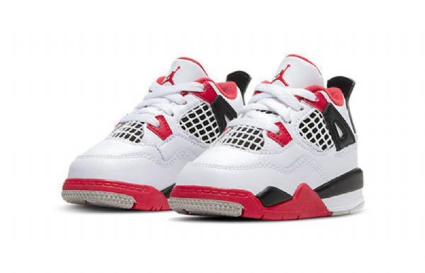 Nike Air Jordan 4 Retro Og Td Kengät Lapsille Punainen