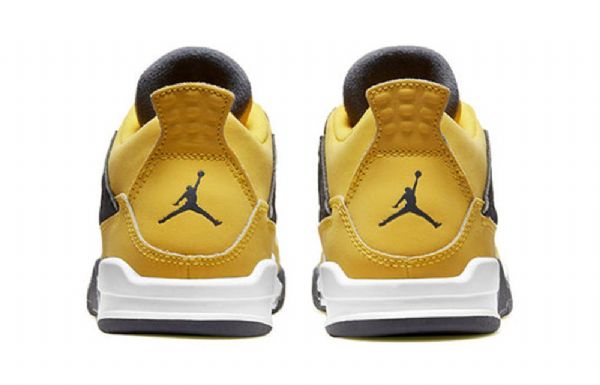 Nike Air Jordan 4 Retro Ps Koripallokengät Miehille Keltainen