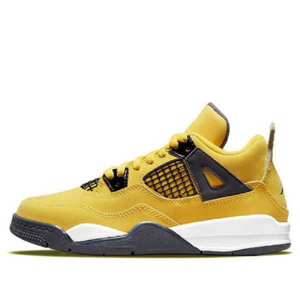 Nike Air Jordan 4 Retro Ps Koripallokengät Miehille Keltainen