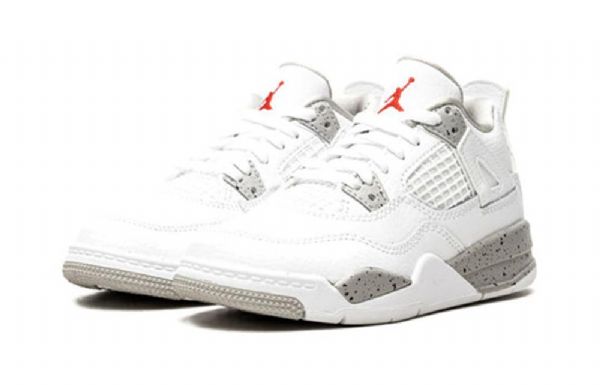 Nike Air Jordan 4 Retro Ps Koripallokengät Miehille Valkoinen