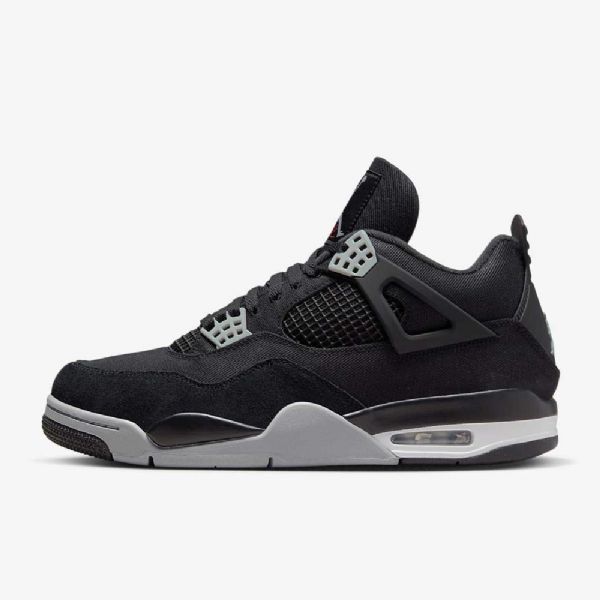 Nike Air Jordan 4 Retro Se Kengät Miehille Musta Valkoinen Punainen Vaaleanharmaa