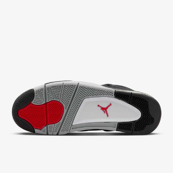 Nike Air Jordan 4 Retro Se Kengät Miehille Musta Valkoinen Punainen Vaaleanharmaa