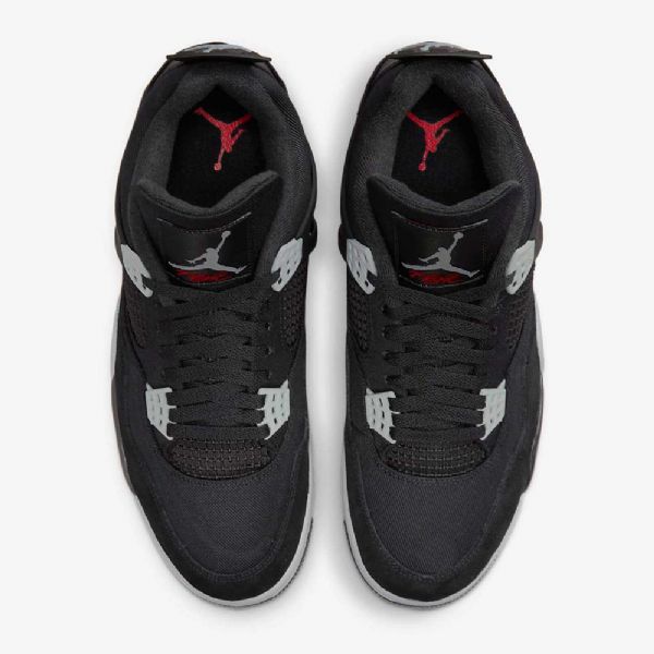 Nike Air Jordan 4 Retro Se Kengät Miehille Musta Valkoinen Punainen Vaaleanharmaa