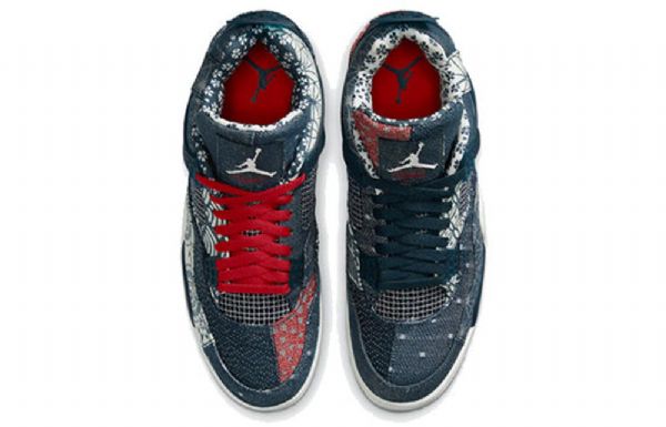 Nike Air Jordan 4 Retro Se Koripallokengät Miehille Laivastonsininen