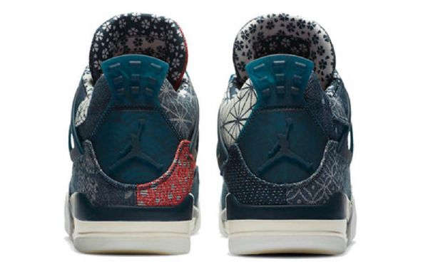 Nike Air Jordan 4 Retro Se Koripallokengät Miehille Laivastonsininen