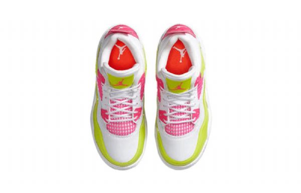 Nike Air Jordan 4 Retro Se Ps Koripallokengät Lapsille Valkoinen Lemon