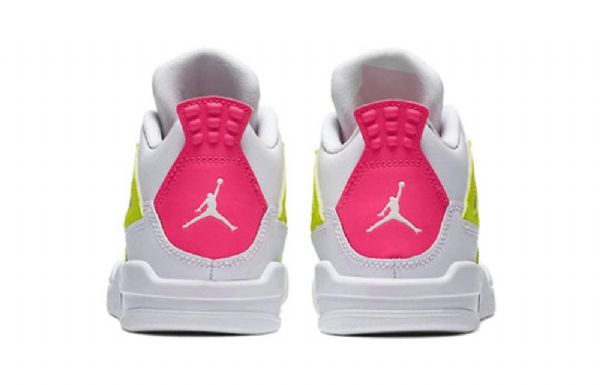 Nike Air Jordan 4 Retro Se Ps Koripallokengät Lapsille Valkoinen Lemon