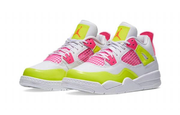 Nike Air Jordan 4 Retro Se Ps Koripallokengät Miehille Valkoinen Lemon