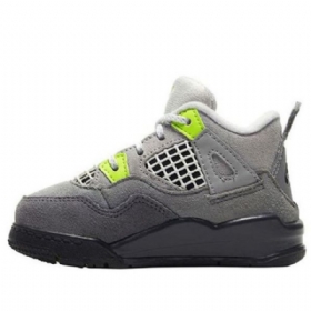 Nike Air Jordan 4 Retro Se Td Koripallokengät Lapsille Harmaa