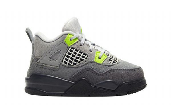 Nike Air Jordan 4 Retro Se Td Koripallokengät Lapsille Harmaa