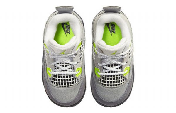 Nike Air Jordan 4 Retro Se Td Koripallokengät Lapsille Harmaa
