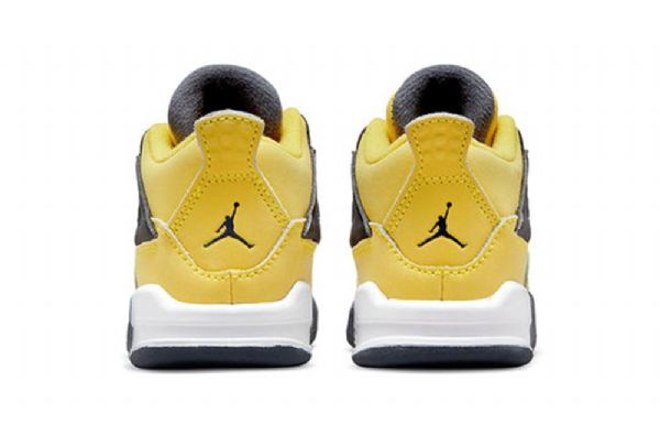 Nike Air Jordan 4 Retro Td Kengät Lapsille Keltainen