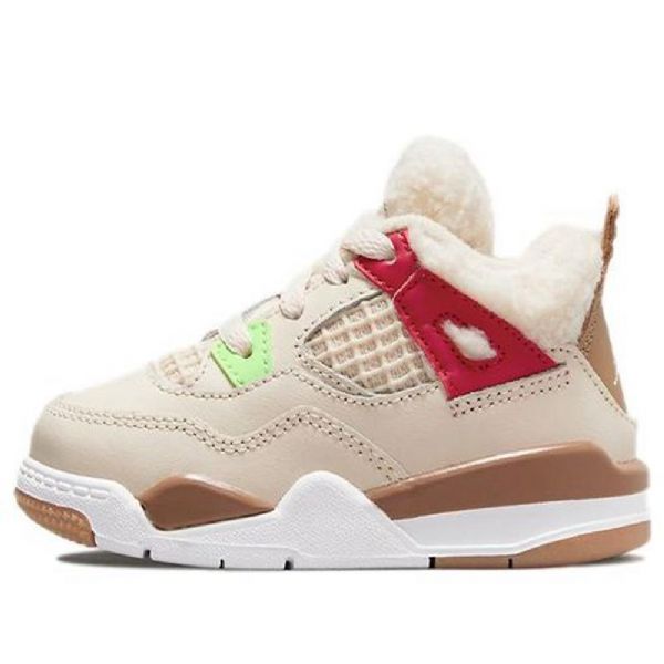 Nike Air Jordan 4 Retro Td Kengät Lapsille Khaki