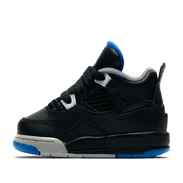 Nike Air Jordan 4 Retro Td Kengät Lapsille Musta