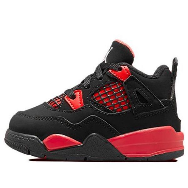 Nike Air Jordan 4 Retro Td Kengät Lapsille Punainen