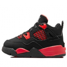 Nike Air Jordan 4 Retro Td Kengät Lapsille Punainen