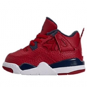 Nike Air Jordan 4 Retro Td Kengät Lapsille Punainen