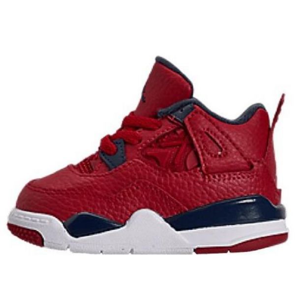 Nike Air Jordan 4 Retro Td Kengät Lapsille Punainen