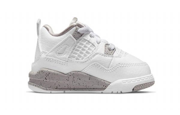 Nike Air Jordan 4 Retro Td Kengät Lapsille Valkoiset
